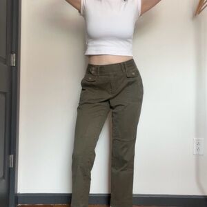 vintage green cargo pants